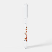 Fall season pink pumpkins with coquette bow iPhone hoesje (Rechterkant)