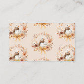 Fall Silly goose Diaper raffle ticket Informatiekaartje (Achterkant)