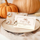 Fall Silly goose Diaper raffle ticket Informatiekaartje