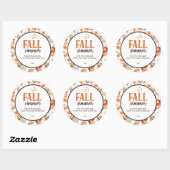 Fall Simmer Ronde Sticker (Vel)