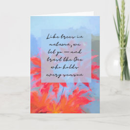 Fall Spiritual Card Kaart