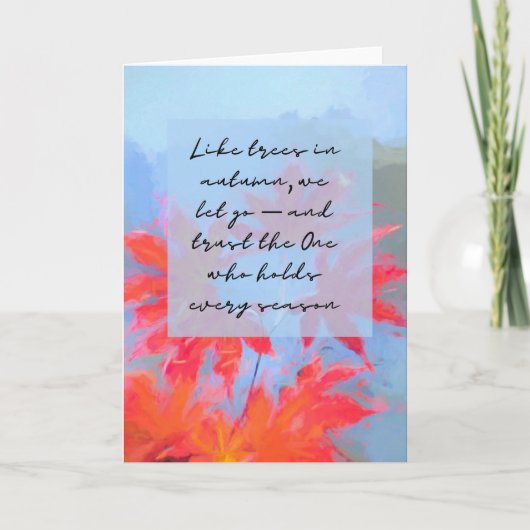 Fall Spiritual Card Kaart (Voorkant)