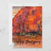 Fall Splendor Note Card Bedankkaart (Voorkant)