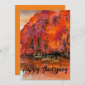 Fall Splendor Note Card Bedankkaart (Voorkant / Achterkant)