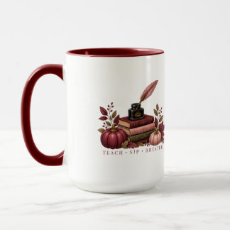 Fall Teacher Mug | Dark Academia Mindful Teacher G Mok