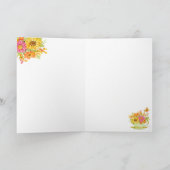 Fall Teacup Blank Card Any Occasion Kaart (Binnen)