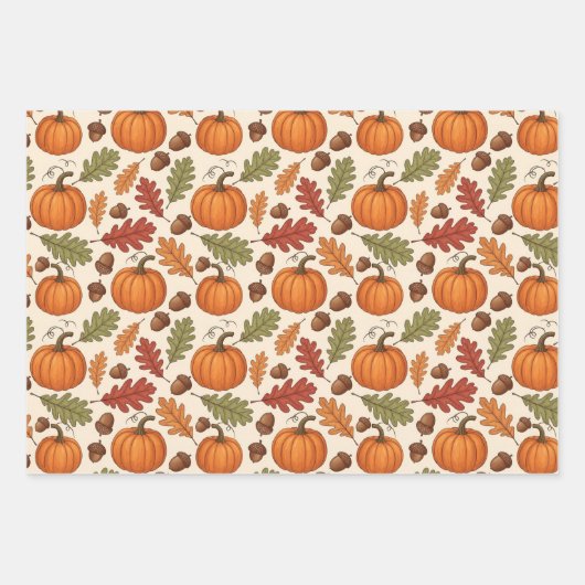 Fall Thanksgiving Inpakpapier Vel (Voorkant 2)
