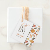 Fall Theme Baby Shower  Bedankjes Labels (In situ)