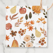 Fall Theme Baby Shower  Bedankjes Labels (Achterkant)