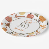 Fall Theme Baby Shower Invitation Papieren Bordje (Gekanteld)