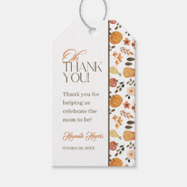 Fall Theme Baby Shower Thank You  Cadeaulabel