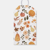 Fall Theme Baby Shower Thank You  Cadeaulabel (Achterkant)