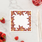 Fall themed paper servet (Insitu)