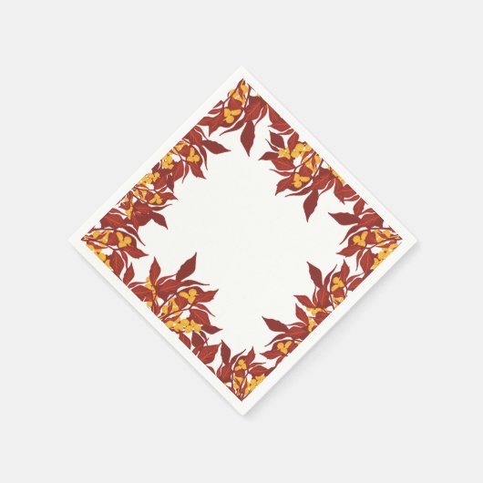 Fall themed paper servet (Hoek)