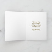 Fall verlaat Happy Thanksgiving schoonmoeder Feestdagen Kaart (Binnen)