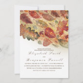 Fall verlaat verlovingsfeest kaart (Voorkant)