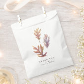 Fall vertrekt herfstbruiloft bedankt bedankzakje (Geknipt)