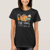 Fall Vibes And That Dispatcher Life Fall Autumn Th T-shirt (Voorkant)