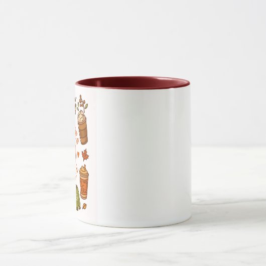 Fall Vibes Coffee Mug – Cozy Autumn Aesthetic  Mok (Midden)