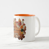 Fall Vibes Mug, Fall 2D Puff Coffee Tweekleurige Koffiemok (Voorkant rechts)
