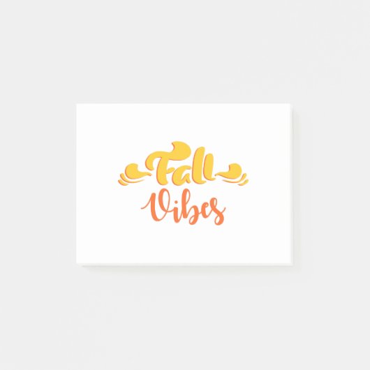Fall Vibes Post-it® Notes (Voorkant)