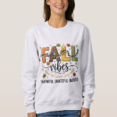 Fall Vibes  – Thankful Grateful Blessed  Trui (Voorkant)