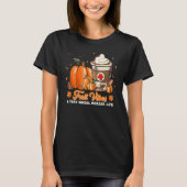 Fall Vibes & That Social Worker Pumpkin Spice Than T-shirt (Voorkant)