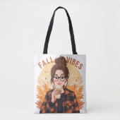 Fall Vibes Tote Tote Bag (Voorkant)