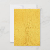 Fall Wedding Autumn verlaat gouden kunst rustisch Kaart (Achterkant)