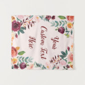 Fall Wedding Back Drop, Vakantiedenkast Wandkleed (Voorkant (horizontaal))