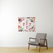 Fall Wedding Back Drop, Vakantiedenkast Wandkleed (In Situ (horizontaal))