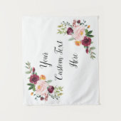 Fall Wedding Backdrop, herfstweddenschappen Wandkleed (Voorkant)