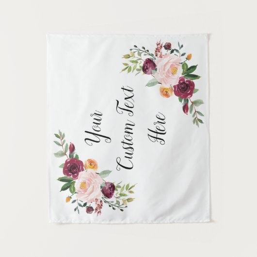 Fall Wedding Backdrop, herfstweddenschappen Wandkleed (Voorkant)