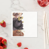 Fall Wedding Bold Glam Flowers Modern Floral Servet (Insitu)