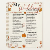 Fall Wedding Checklist Planner (Voorkant)