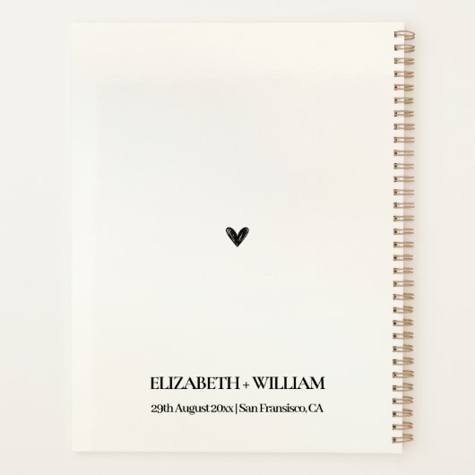 Fall Wedding Checklist Planner (Achterkant)