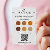 Fall Wedding Dress Code + QR-code | herfstkleding Informatiekaartje