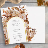 Fall Wedding Folie Uitnodiging