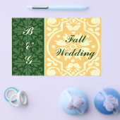 Fall Wedding Green Cream Flyer-Sjabloon Flyer (Enkel)
