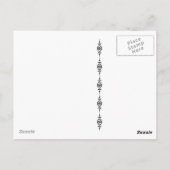 Fall Wedding Groen Tan Monogram Aangepast Briefkaa Briefkaart (Achterkant)