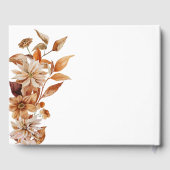 Fall Wedding Guest Book Gastenboek (Achterkant)