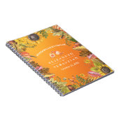 Fall Wedding Guestbook Autumn Maple Leaves Pumpkin Notitieboek (Rechterzijde)