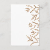 Fall Wedding Informatiekaartje (Achterkant)