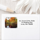 Fall Wedding Invite Return Address Stickers (Insitu)