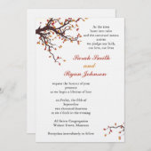 Fall Wedding Kaart (Voorkant / Achterkant)