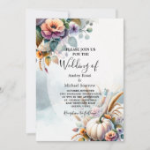 Fall Wedding Kaart (Voorkant)