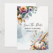 Fall Wedding Kaart (Voorkant / Achterkant)