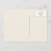 Fall Wedding Oak Leaves Save the Date Briefkaart (Achterkant)