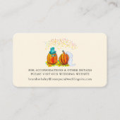 Fall Wedding Pumpkins Website Informatiekaartje (Voorkant)