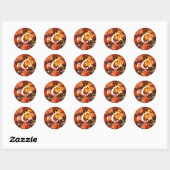 Fall Wedding Ronde Sticker (Vel)